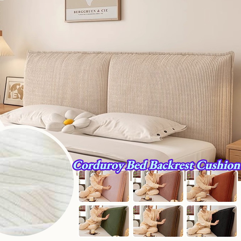 Headboard Cushion Backrest Tatami - Kadife yatak sırt dayama minderi çıkarılabilir
