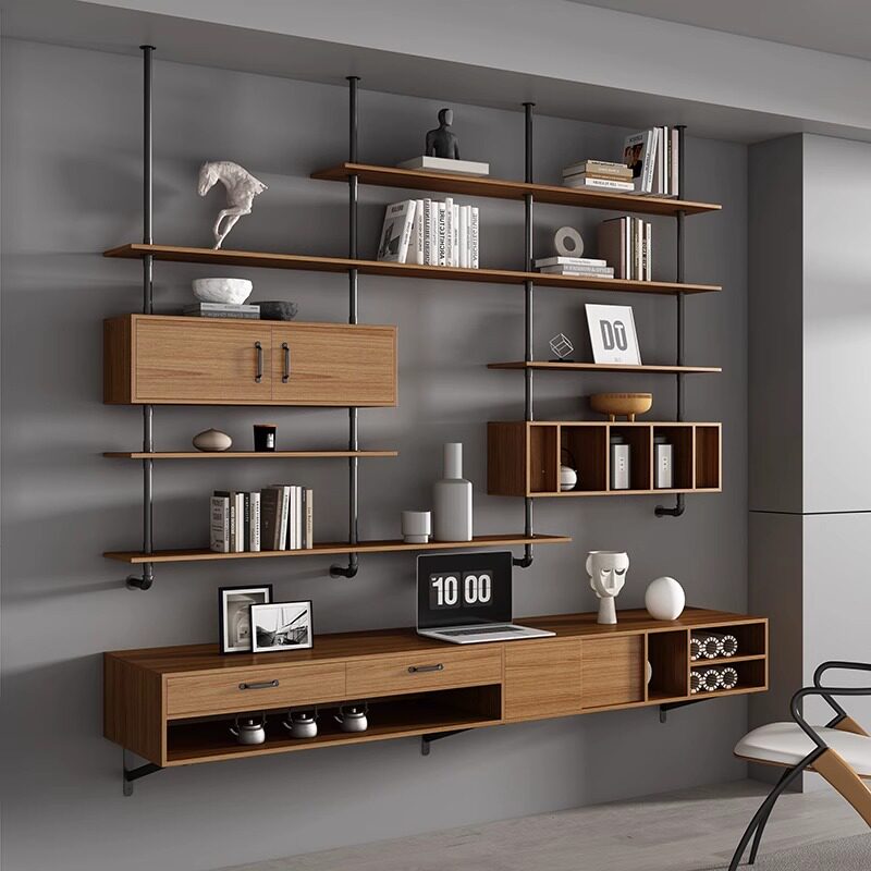 Tables - Modern Masif Ahşap Yüzer Masa İtalyan
