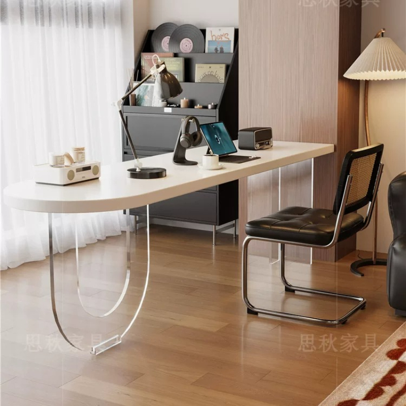 Bedroom Furniture - İtalyan Tarzı Beyaz Masif Ahşap Masa