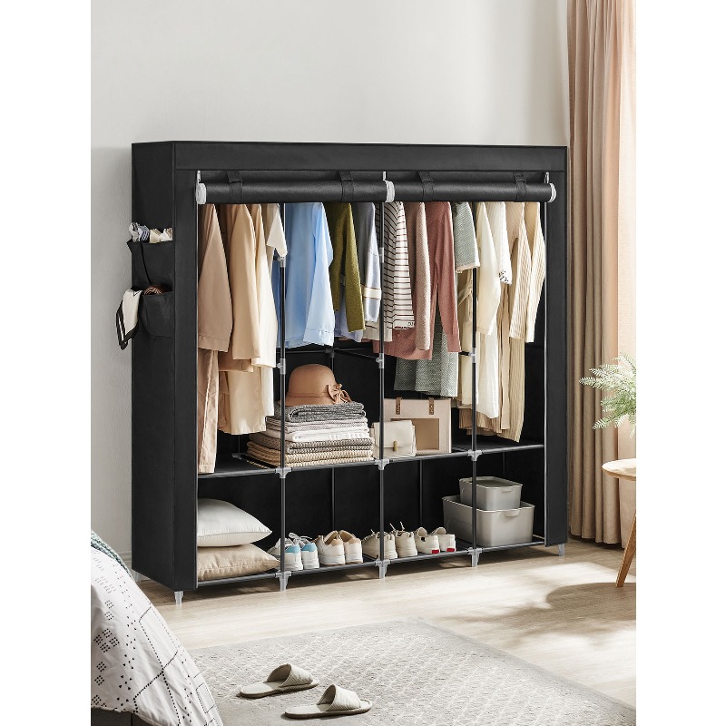 Wardrobe Closet Portable Fabric Cover - Portatif Dolap, Kapaklı Gardırop Düzenleyici, 4