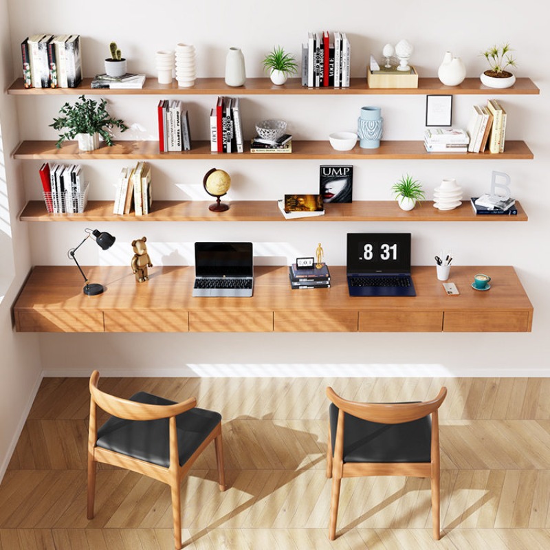 Bedroom Furniture - İskandinav yaratıcı masif ahşap bilgisayar masası