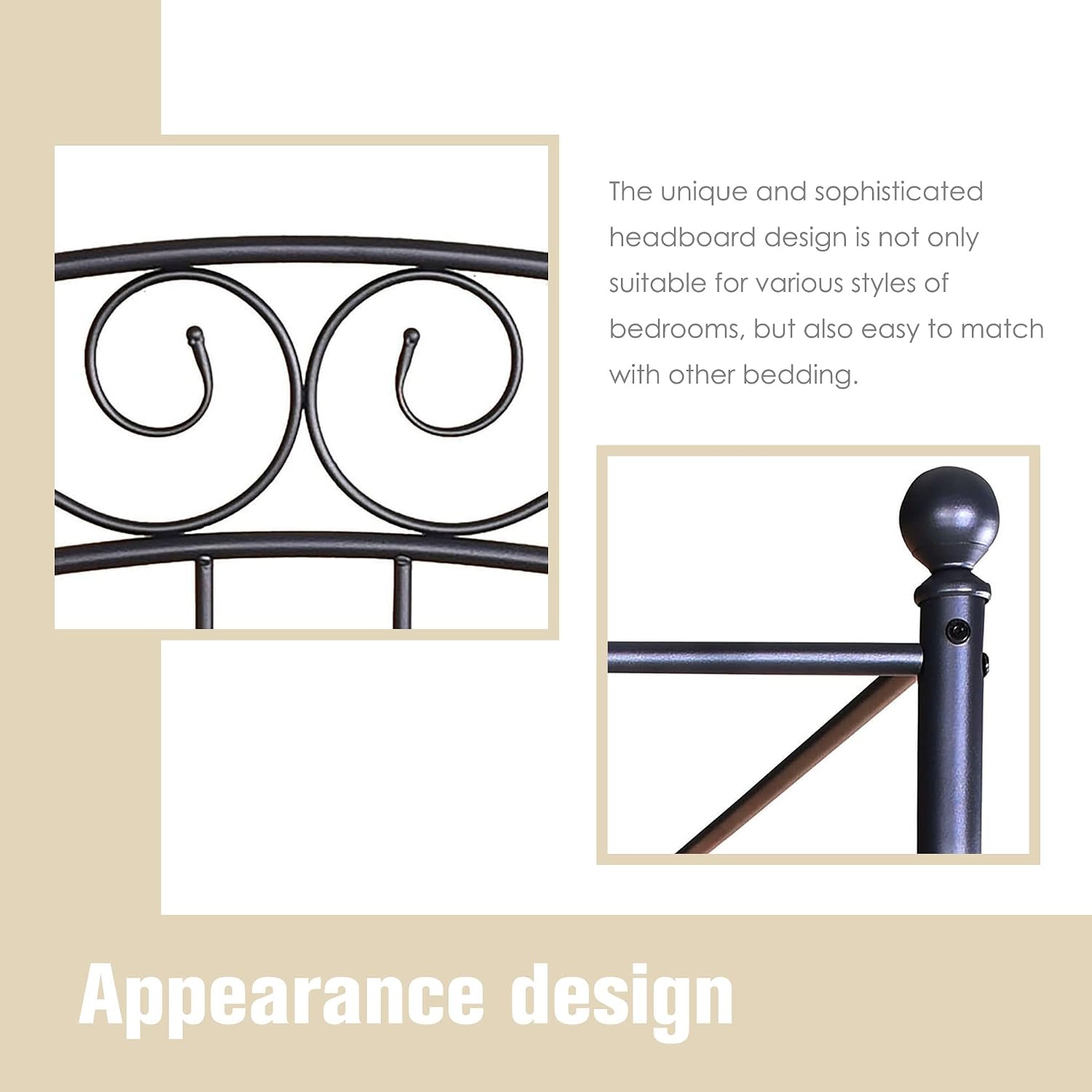 Kraliçe Boy Metal Çerçeveli Ka - Canopy Bed Frame Metal Queen incelemesi ve fiyatı