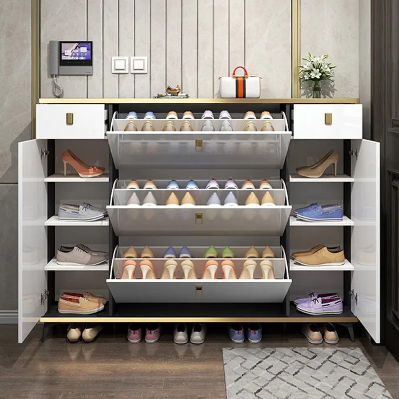 Ultra İnce Dar Ayakkabı Dolapl - Shoe Rack Cabinet Narrow Entryway incelemesi ve fiyatı