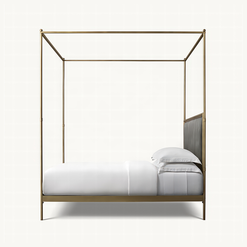 xx-Fransız Tarzı Modern Kraliç - Canopy Bed Frame Metal Queen incelemesi ve fiyatı