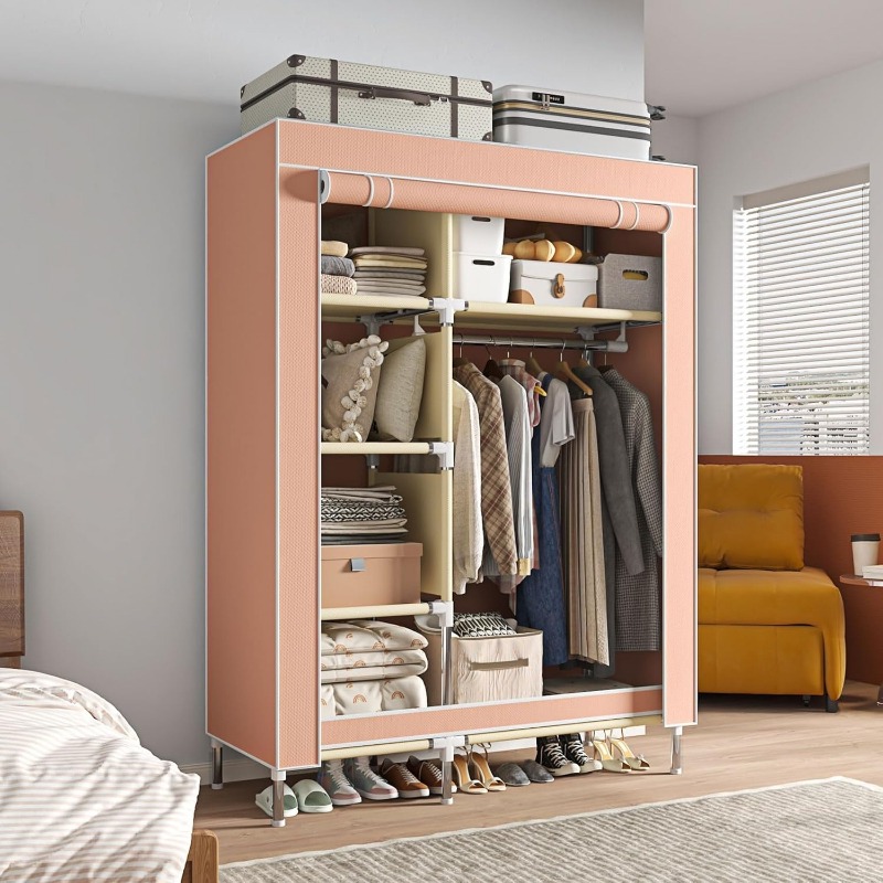 Taşınabilir Gardırop, Bağımsız - Wardrobe Closet Portable Fabric Cover incelemesi ve fiyatı