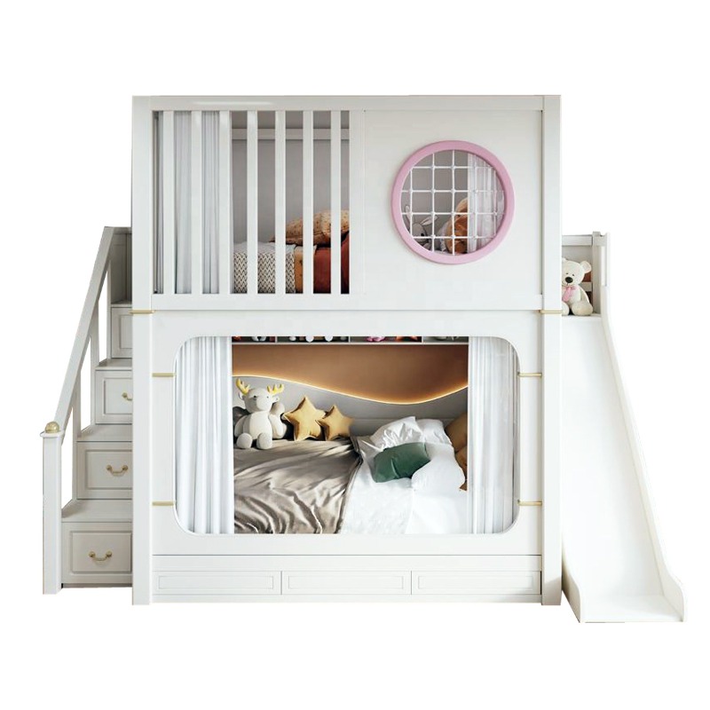 Çocuklar için Kaydıraklı ve De - Bunk Bed With Stairs And Slide incelemesi ve fiyatı