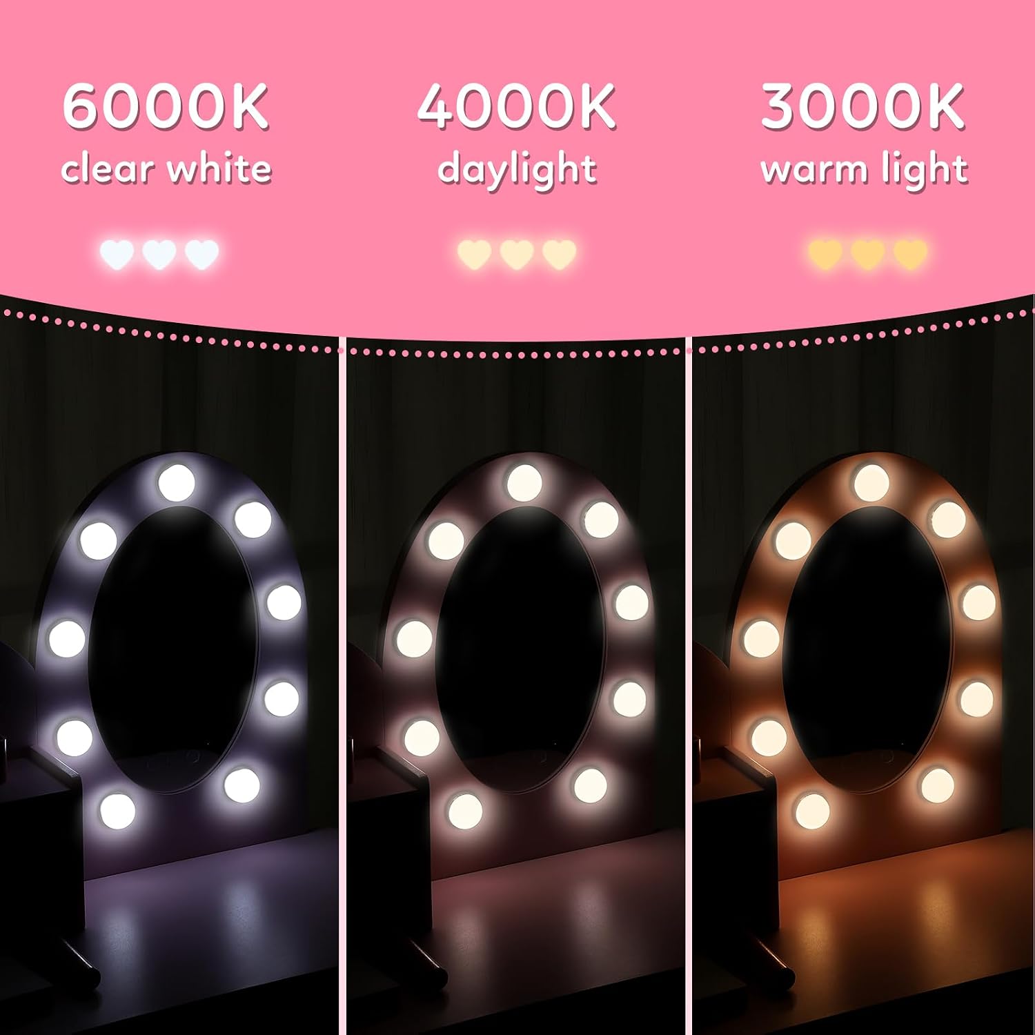 LED Işıklı Aynalı, Tam Donanım - Dressing Table Vanity With Lighted Mirror incelemesi ve fiyatı