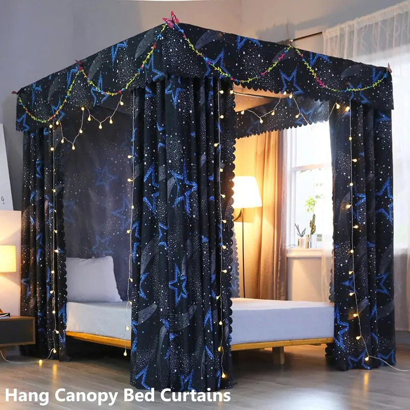 Premium Kalite, Queen Boyutlu  - Canopy Bed Frame Metal Queen incelemesi ve fiyatı