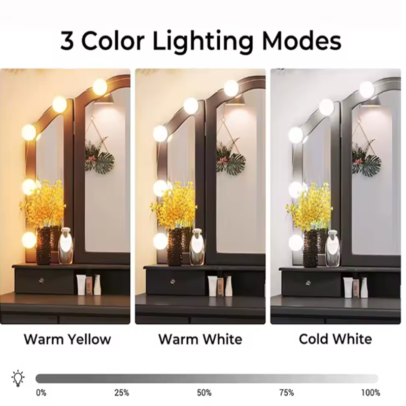 Çıkarılabilir LED Makyaj Aynas - Dressing Table Vanity With Lighted Mirror incelemesi ve fiyatı
