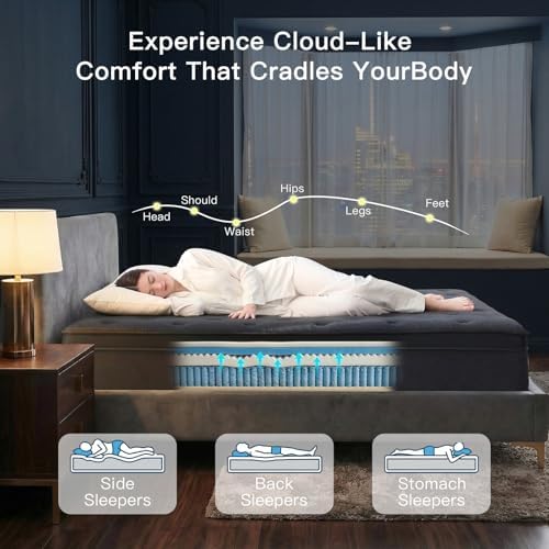 12 İnç Kraliçe Yatak, Hareket  - Memory Foam Mattress In A Box Queen incelemesi ve fiyatı