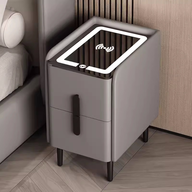 İskandinav Tarzı Akıllı Komodi - Solid Wood Nightstand 2 Drawers incelemesi ve fiyatı