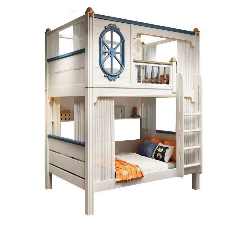 Lüks Çocuk Odası Mobilyaları K - Bunk Bed With Stairs And Slide incelemesi ve fiyatı