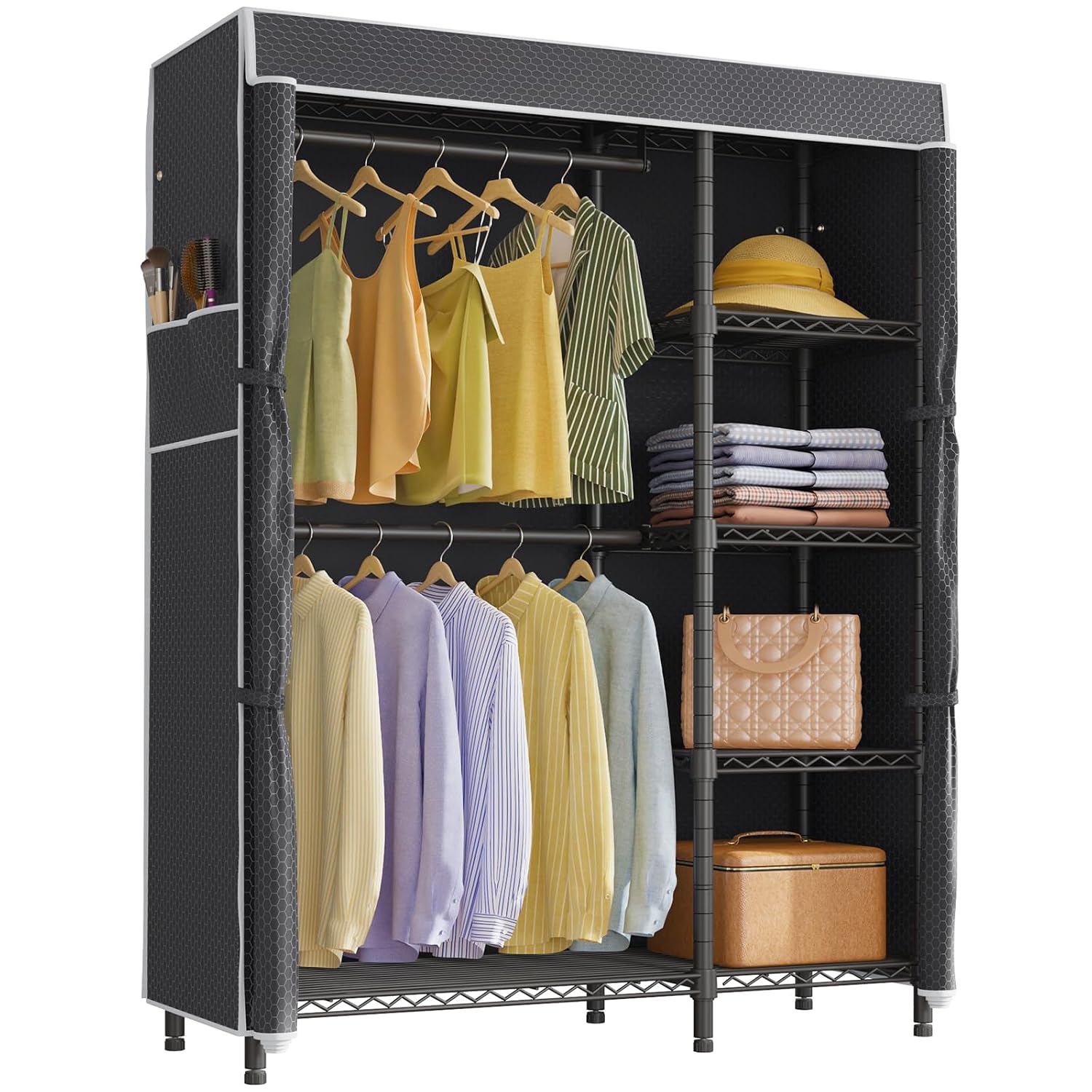 Portatif Dolap Gardırop, Kumaş - Wardrobe Closet Portable Fabric Cover incelemesi ve fiyatı