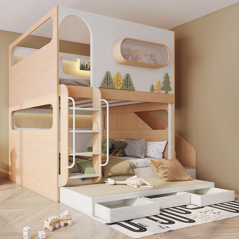 Uzay Kapsülü Tasarımlı, Kaydır - Bunk Bed With Stairs And Slide incelemesi ve fiyatı