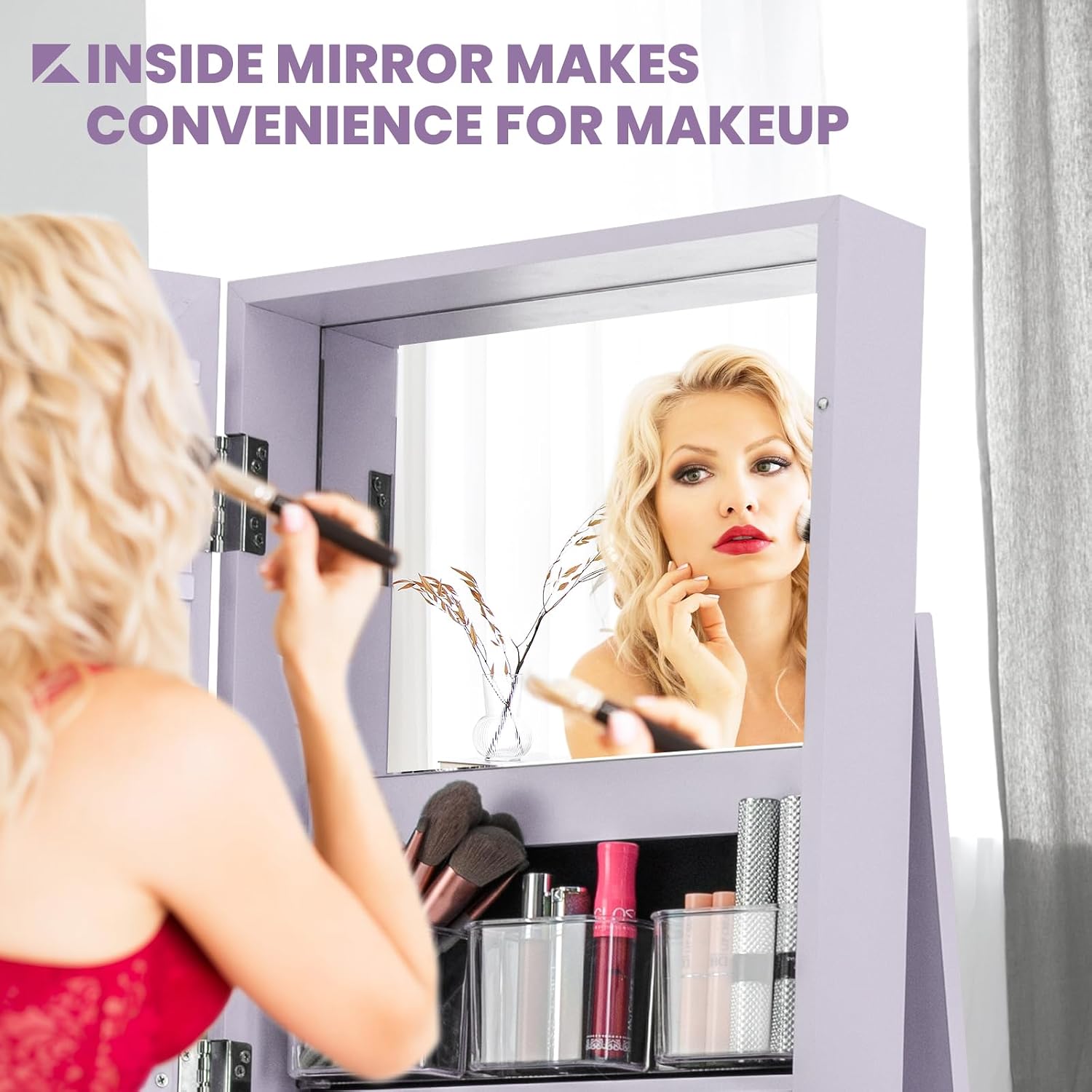 360 Derece Dönen Mücevher Dola - Full Length Mirror Jewelry Armoire incelemesi ve fiyatı