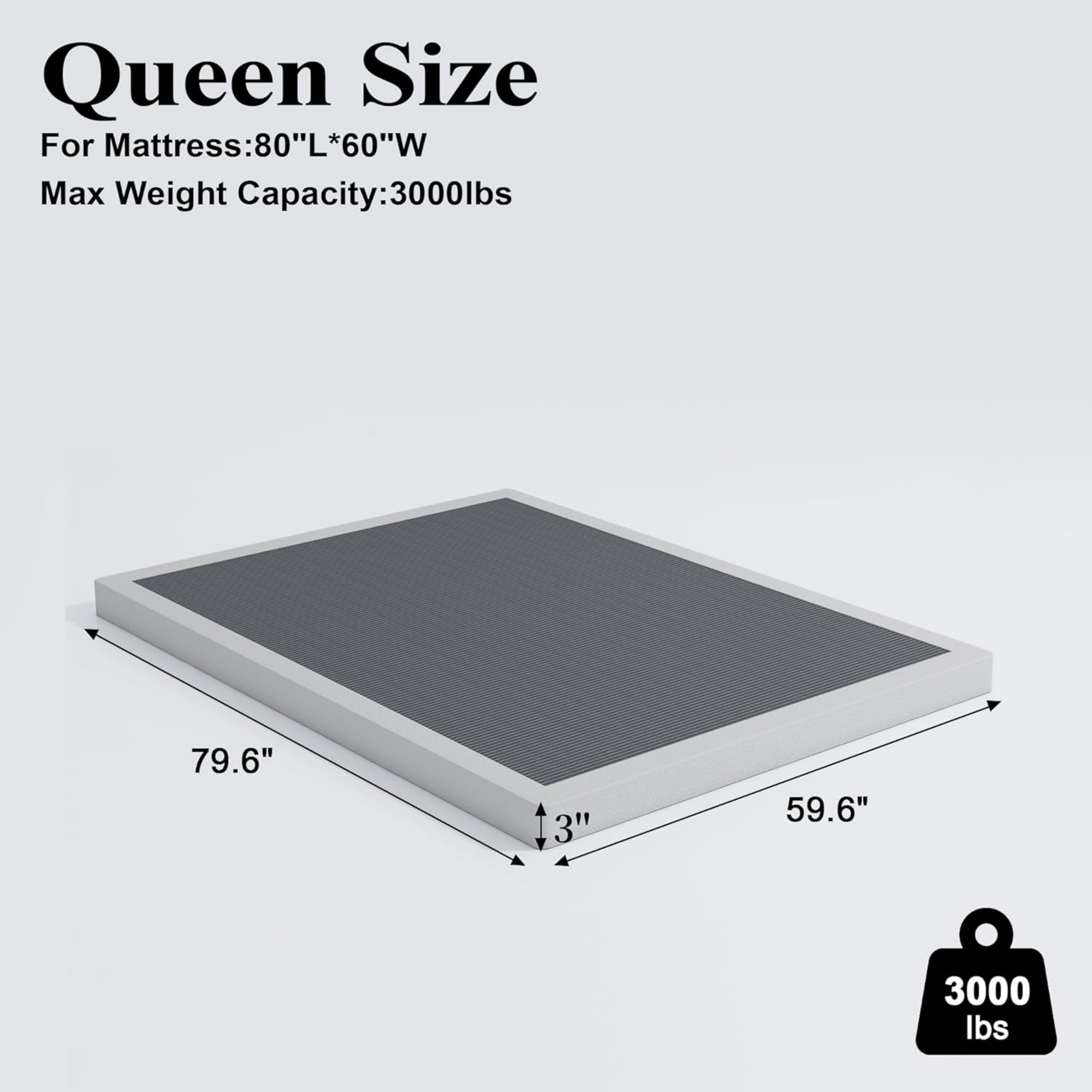 Alçak Profilli Karyola, Kraliç - Memory Foam Mattress In A Box Queen incelemesi ve fiyatı