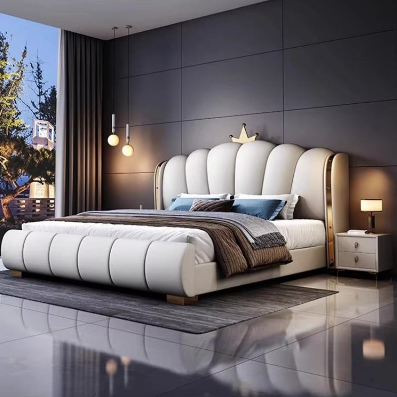 Modern, Lüks Ahşap Yatak Odası - King Size Bed Frame With Storage Drawers incelemesi ve fiyatı