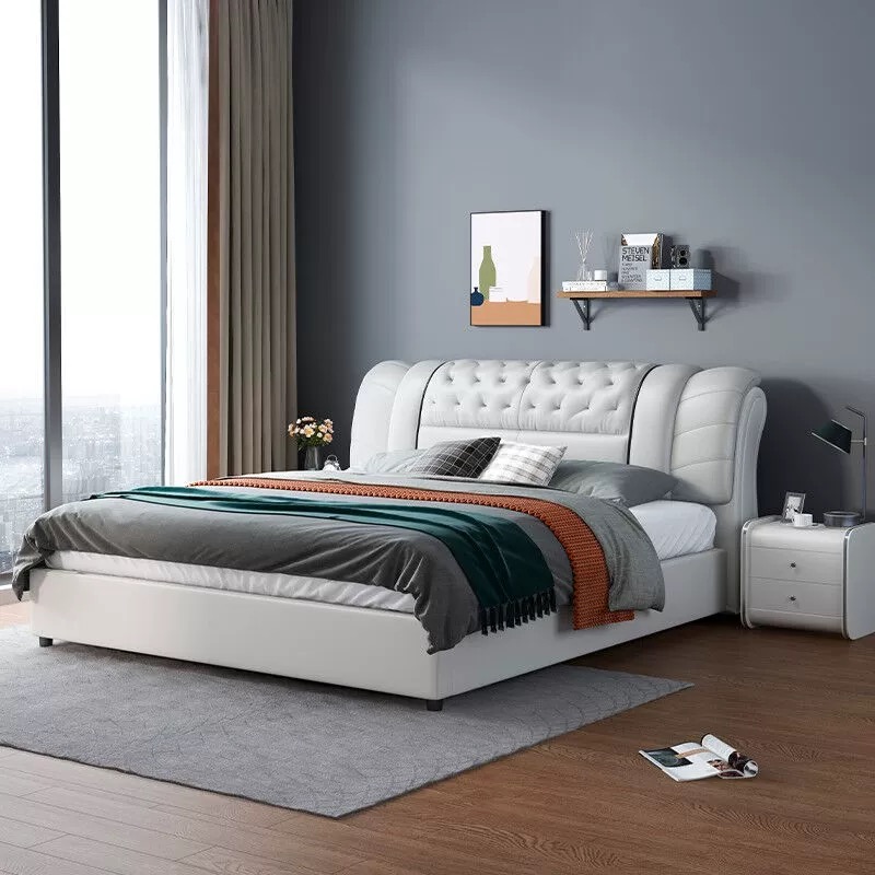 Set Mobilya Yatak Odası Deri Y - King Size Bed Frame With Storage Drawers incelemesi ve fiyatı