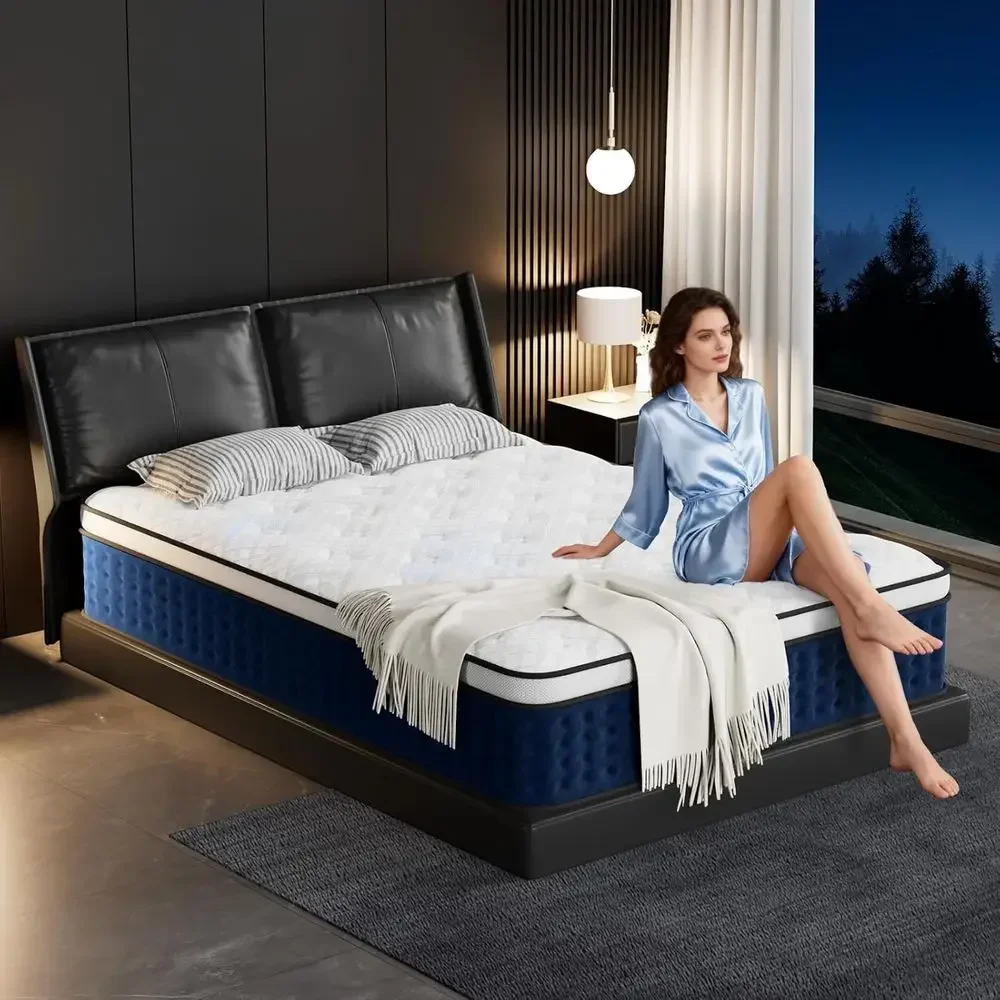 12 İnç Hibrit Yatak, Kutuda Kr - Memory Foam Mattress In A Box Queen incelemesi ve fiyatı